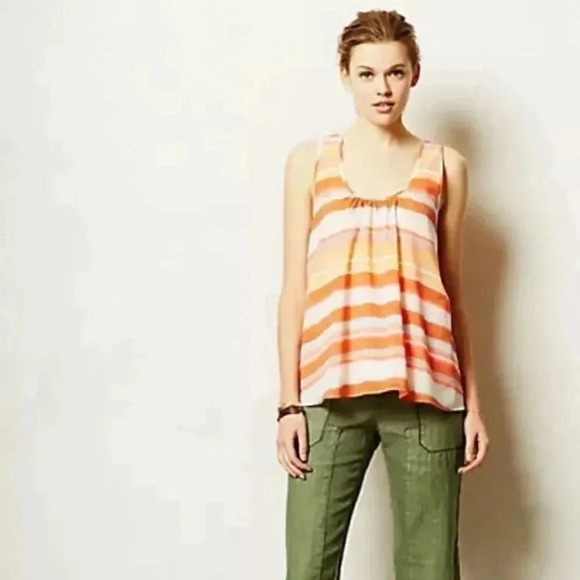 Anthropologie Meadow Rue Tank Blouse Size Small - Picture 1 of 8
